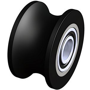 Concave Polyurethane Rollers With Bearings from Gallagher Corporation